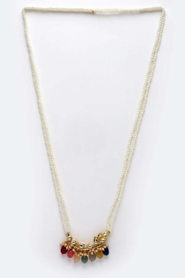 Elegant Beaded Charm Necklace - Image 3