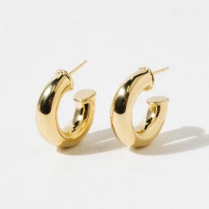 Elegant Golden Hoop Earrings