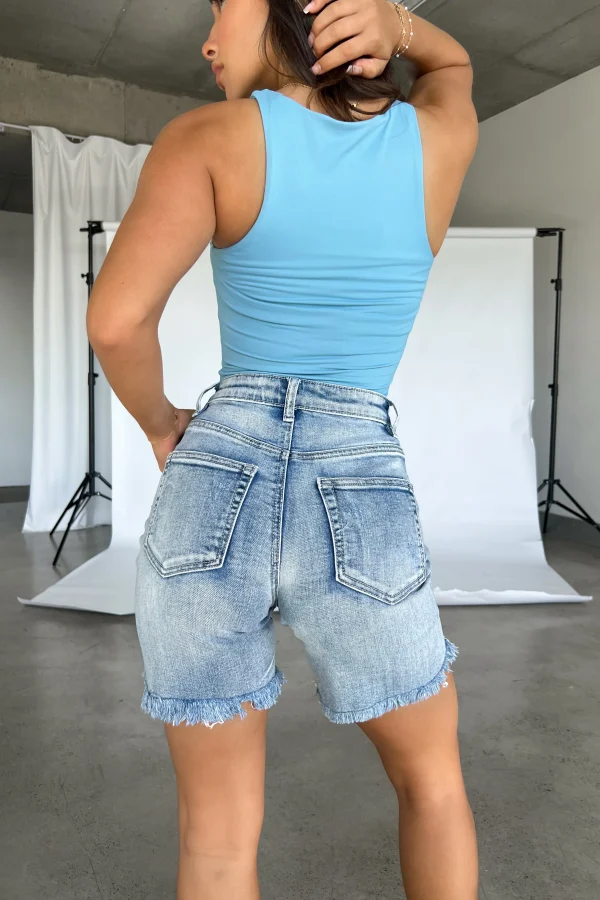 Classic Blue Sleeveless Top - Image 6