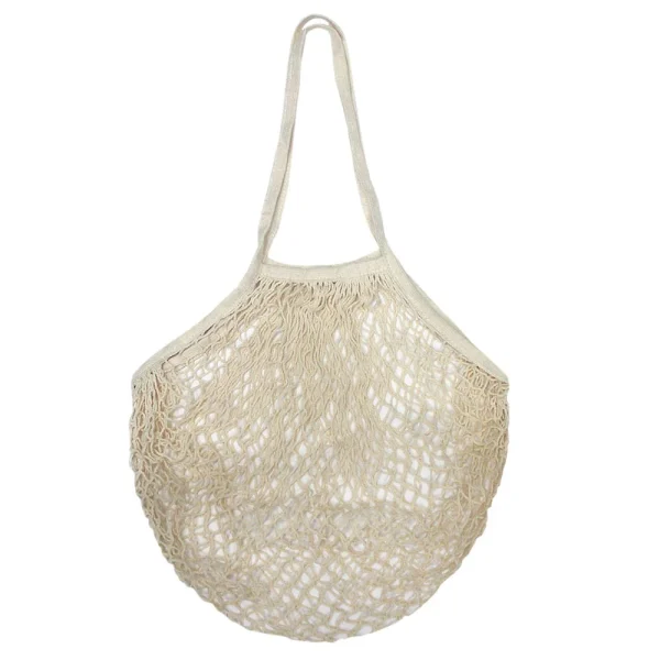 Chic Black Mesh Tote Bag - Image 4