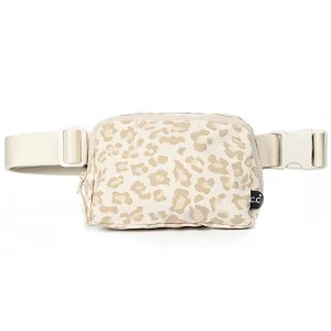 Chic Leopard-Print Belt Bag