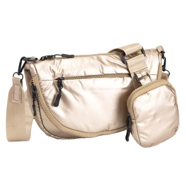 Stylish Beige Crossbody Bag - Image 5