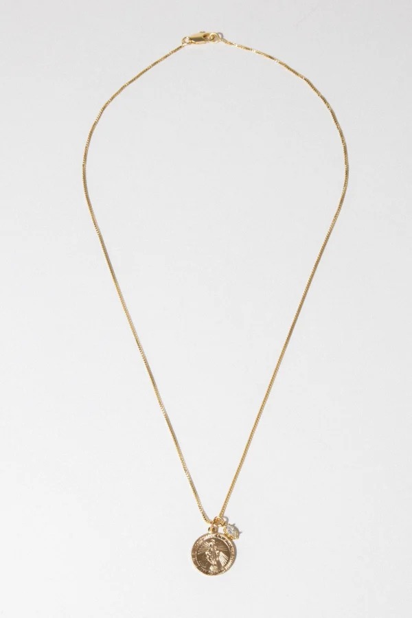 Elegant Coin Pendant Necklace - Image 3
