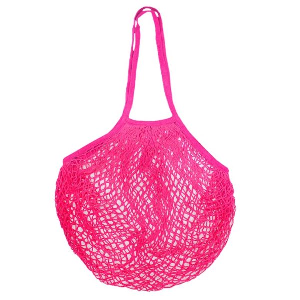 Chic Black Mesh Tote Bag - Image 2