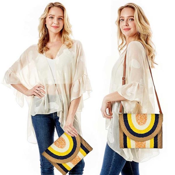 Chic Woven Pattern Crossbody Bag - Image 2