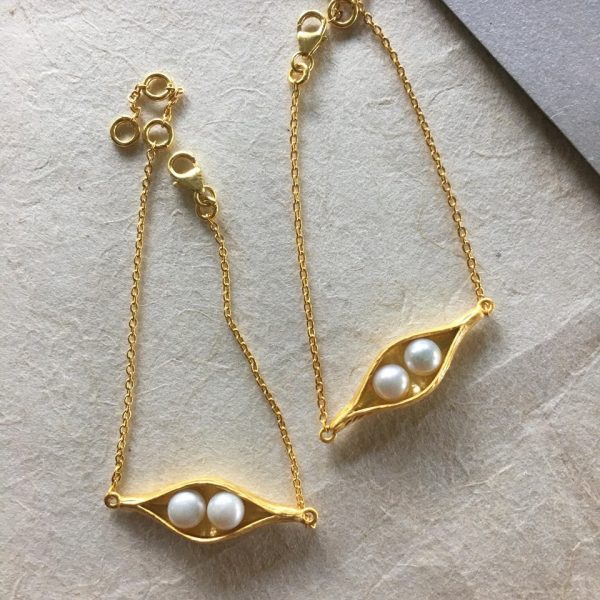 Elegant Double Pearl Bracelet - Image 3