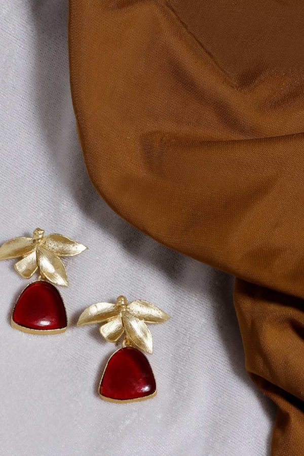 Elegant Butterfly Drop Earrings - Image 2