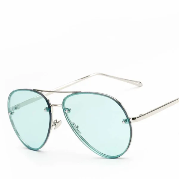 Stylish Yellow-Tinted Aviator Glasses - Image 3