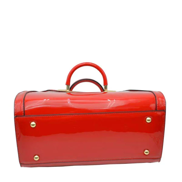 Elegant Black Patent Handbag - Image 16