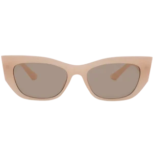 Chic Beige Cat-Eye Sunglasses