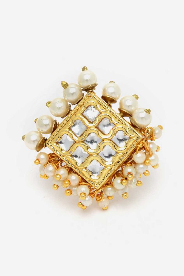 Elegance Pearl Cluster Bracelet - Image 3