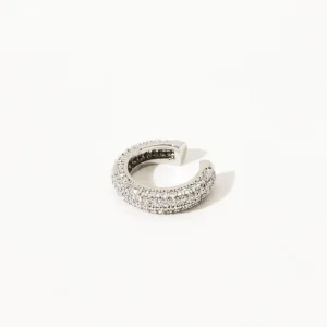 Elegant Crystal-Studded Cuff Earring