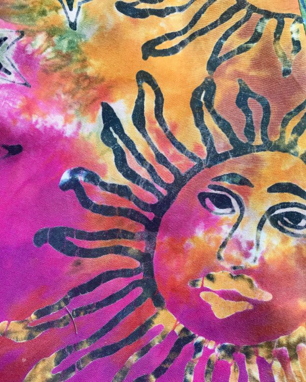 Vibrant Bohemian Tie-Dye Blouse - Image 2