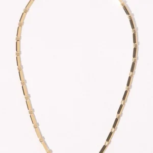 Elegant Beaded Gold-Toned Necklace