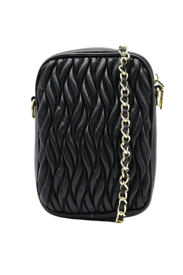 Elegant Quilted Crossbody Bag - Image 3