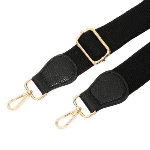 Elegant Black Nylon Shoulder Bag - Image 13