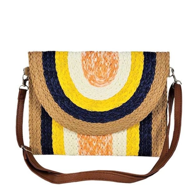Chic Woven Pattern Crossbody Bag - Image 3